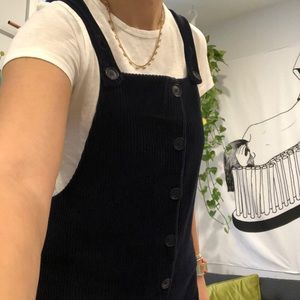 Navy blue overall jumpsuit Madewell